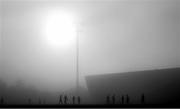 7 January 2024; A general view of foggy conditions during the second half of the Bank of Ireland Dr McKenna Cup Group A match between Tyrone and Donegal at O’Neills Healy Park in Omagh, Tyrone. Photo by Ramsey Cardy/Sportsfile