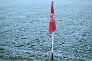 7 January 2024; A pitchside flag before the AIB GAA Football All-Ireland Senior Club Championship semi-final match between St Brigid's of Roscommon and Castlehaven of Cork at FBD Semple Stadium in Thurles, Tipperary. Photo by Piaras Ó Mídheach/Sportsfile