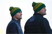 7 January 2024; Donegal selectors Neil McGee, left, and Colm McFadden during the Bank of Ireland Dr McKenna Cup Group A match between Tyrone and Donegal at O’Neills Healy Park in Omagh, Tyrone. Photo by Ramsey Cardy/Sportsfile