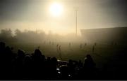 7 January 2024; A general view of foggy conditions during the second half of the Bank of Ireland Dr McKenna Cup Group A match between Tyrone and Donegal at O’Neills Healy Park in Omagh, Tyrone. Photo by Ramsey Cardy/Sportsfile
