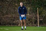 8 January 2024; Sam Prendergast during a Leinster Rugby squad training session at UCD in Dublin. Photo by Harry Murphy/Sportsfile