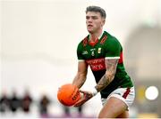 7 January 2024; Jordan Flynn of Mayo during the Connacht FBD League quarter-final match between Mayo and London at University of Galway Connacht GAA AirDome in Bekan, Mayo. Photo by Tyler Miller/Sportsfile