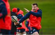 9 January 2024; Niall Scannell during Munster rugby squad training at the University of Limerick in Limerick. Photo by Eóin Noonan/Sportsfile