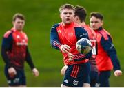 9 January 2024; Patrick Campbell during Munster rugby squad training at the University of Limerick in Limerick. Photo by Eóin Noonan/Sportsfile