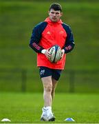 9 January 2024; Calvin Nash during Munster rugby squad training at the University of Limerick in Limerick. Photo by Eóin Noonan/Sportsfile