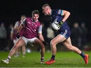 9 January 2024; Jack Flynn of TU Dublin in action against Colin Murray of University of Galway during the Electric Ireland Higher Education GAA Sigerson Cup Round 1 match between University of Galway and TU Dublin at Dangan in Galway. Photo by Stephen Marken/Sportsfile