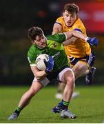 9 January 2024; Matthew Murnaghan of Queens in action against Shane O'Donnell of DCU during the Electric Ireland Higher Education GAA Sigerson Cup Round 1 match between Queens University Belfast and DCU at The Dub at Queen’s Sport in Belfast. Photo by Ramsey Cardy/Sportsfile