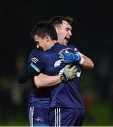 9 January 2024; Cian Hanley and Darragh Campion of TU Dublin after the Electric Ireland Higher Education GAA Sigerson Cup Round 1 match between University of Galway and TU Dublin at Dangan in Galway. Photo by Stephen Marken/Sportsfile