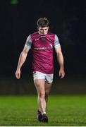 9 January 2024; Cathal Sweeney of University of Galway after his side's defeat in the Electric Ireland Higher Education GAA Sigerson Cup Round 1 match between University of Galway and TU Dublin at Dangan in Galway. Photo by Stephen Marken/Sportsfile