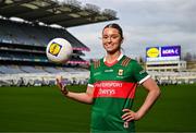 10 January 2024; Saoirse Lally of Mayo stands for portrait at the launch of the 2024 Lidl Ladies National Football Leagues at Croke Park in Dublin. Photo by Sam Barnes/Sportsfile