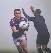 7 January 2024; Shane Cunningham of Kilmacud Crokes during the AIB GAA Football All-Ireland Senior Club Championship semi-final match between Kilmacud Crokes of Dublin, and Glen of Derry, at Páirc Esler in Newry, Down. Photo by Daire Brennan/Sportsfile