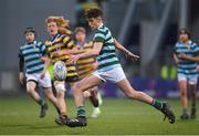 11 January 2024; Harry Dunne of St Gerard's School during the Bank of Ireland Fr Godfrey Cup Round 1 match between Skerries Community College and St Gerards School at Energia Park in Dublin. Photo by Seb Daly/Sportsfile