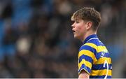 11 January 2024; Joseph Kilbride of Skerries Community College during the Bank of Ireland Fr Godfrey Cup Round 1 match between Skerries Community College and St Gerards School at Energia Park in Dublin. Photo by Seb Daly/Sportsfile