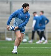 12 January 2024; Tom Stewart during an Ulster Rugby captain's run at the Kingspan Stadium in Belfast. Photo by Ramsey Cardy/Sportsfile