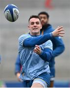 12 January 2024; James Hume during an Ulster Rugby captain's run at the Kingspan Stadium in Belfast. Photo by Ramsey Cardy/Sportsfile