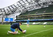 12 January 2024; Charlie Tector during a Leinster Rugby captain's run at the Aviva Stadium in Dublin. Photo by Harry Murphy/Sportsfile