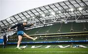 12 January 2024; Charlie Tector during a Leinster Rugby captain's run at the Aviva Stadium in Dublin. Photo by Harry Murphy/Sportsfile