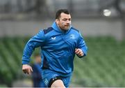 12 January 2024; Cian Healy during a Leinster Rugby captain's run at the Aviva Stadium in Dublin. Photo by Harry Murphy/Sportsfile