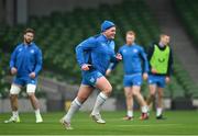 12 January 2024; Tadhg Furlong during a Leinster Rugby captain's run at the Aviva Stadium in Dublin. Photo by Harry Murphy/Sportsfile