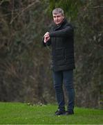 12 January 2024; Former Republic of Ireland manager Stephen Kenny in attendance before the pre-season friendly match between Shelbourne and Dundalk at AUL Complex in Clonsaugh, Dublin. Photo by Ben McShane/Sportsfile