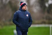 12 January 2024; Shelbourne manager Damien Duff during the pre-season friendly match between Shelbourne and Dundalk at AUL Complex in Clonsaugh, Dublin. Photo by Ben McShane/Sportsfile