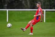 12 January 2024; Keith Ward of Shelbourne during the pre-season friendly match between Shelbourne and Dundalk at AUL Complex in Clonsaugh, Dublin. Photo by Ben McShane/Sportsfile