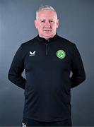 12 May 2023; Goalkeeping coach Josh Moran during a Republic of Ireland U17 squad portrait session at The Carlton Hotel in Blanchardstown, Dublin. Photo by Ben McShane/Sportsfile