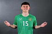 12 May 2023; Taylor Mooney during a Republic of Ireland U17 squad portrait session at The Carlton Hotel in Blanchardstown, Dublin. Photo by Ben McShane/Sportsfile