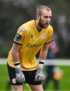 12 January 2024; Shelbourne goalkeeper Conor Kearns during the pre-season friendly match between Shelbourne and Dundalk at AUL Complex in Clonsaugh, Dublin. Photo by Ben McShane/Sportsfile