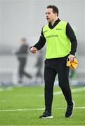 12 January 2024; Leitrim manager Andy Moran before the Connacht FBD League semi-final match between Leitrim and Galway at University of Galway Connacht GAA AirDome in Bekan, Mayo. Photo by Piaras Ó Mídheach/Sportsfile