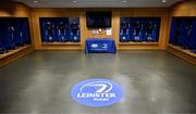 13 January 2024; A general view inside the Leinster dressing room before the Investec Champions Cup Pool 4 Round 3 match between Leinster and Stade Francais at the Aviva Stadium in Dublin. Photo by Harry Murphy/Sportsfile