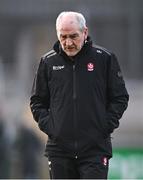 13 January 2024; Derry manager Mickey Harte before the Bank of Ireland Dr McKenna Cup semi-final match between Armagh and Derry at BOX-IT Athletic Grounds in Armagh. Photo by Ben McShane/Sportsfile