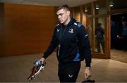 13 January 2024; Leinster captain Garry Ringrose arrives before the Investec Champions Cup Pool 4 Round 3 match between Leinster and Stade Francais at the Aviva Stadium in Dublin. Photo by Harry Murphy/Sportsfile