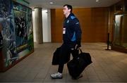 13 January 2024; James Ryan of Leinster arrives before the Investec Champions Cup Pool 4 Round 3 match between Leinster and Stade Francais at the Aviva Stadium in Dublin. Photo by Harry Murphy/Sportsfile