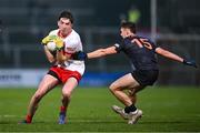 13 January 2024; Paul Cassidy of Derry in action against Darragh McMullan of Armagh during the Bank of Ireland Dr McKenna Cup semi-final match between Armagh and Derry at BOX-IT Athletic Grounds in Armagh. Photo by Ben McShane/Sportsfile