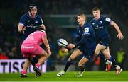 13 January 2024; Sam Prendergast of Leinster during the Investec Champions Cup Pool 4 Round 3 match between Leinster and Stade Francais at the Aviva Stadium in Dublin. Photo by Seb Daly/Sportsfile
