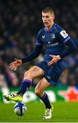 13 January 2024; Sam Prendergast of Leinster during the Investec Champions Cup Pool 4 Round 3 match between Leinster and Stade Francais at the Aviva Stadium in Dublin. Photo by Harry Murphy/Sportsfile