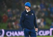 13 January 2024; Leinster head coach Leo Cullen before the Investec Champions Cup Pool 4 Round 3 match between Leinster and Stade Francais at the Aviva Stadium in Dublin. Photo by Harry Murphy/Sportsfile