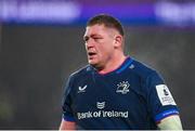13 January 2024; Tadhg Furlong of Leinster during the Investec Champions Cup Pool 4 Round 3 match between Leinster and Stade Francais at the Aviva Stadium in Dublin. Photo by Seb Daly/Sportsfile