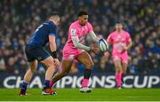 13 January 2024; Zack Henry of Stade Francais during the Investec Champions Cup Pool 4 Round 3 match between Leinster and Stade Francais at the Aviva Stadium in Dublin. Photo by Seb Daly/Sportsfile