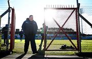 14 January 2024; Cork manager Pat Ryan makes his way back to the dressing room before the Co-Op Superstores Munster Hurling League Group A match between Cork and Clare at Páirc Uí Rinn in Cork.  Photo by Eóin Noonan/Sportsfile