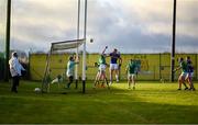 14 January 2024; Teddy Doyle of Tipperary in action against Iain Corbett of Limerick during the McGrath Cup Group A match between Tipperary and Limerick at Templetuohy GAA Pitch in Templetuohy, Tipperary. Photo by Tom Beary/Sportsfile