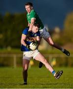 14 January 2024; Kieran Costello of Tipperary in action against Cillian Fahy of Limerick during the McGrath Cup Group A match between Tipperary and Limerick at Templetuohy GAA Pitch in Templetuohy, Tipperary. Photo by Tom Beary/Sportsfile