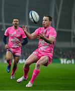 13 January 2024; Brad Weber of Stade Francais during the Investec Champions Cup Pool 4 Round 3 match between Leinster and Stade Francais at the Aviva Stadium in Dublin. Photo by Sam Barnes/Sportsfile