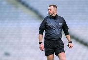 14 January 2024; Referee Anthony Nolan during the AIB GAA Football All-Ireland Junior Club Championship final match between Arva of Cavan and Listowel Emmets of Kerry at Croke Park in Dublin. Photo by Piaras Ó Mídheach/Sportsfile