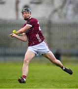 14 January 2024; Seán O’Hanlon of Galway during the Dioralyte Walsh Cup Round 3 match between Galway and Laois at Duggan Park in Ballinasloe, Galway. Photo by Seb Daly/Sportsfile