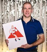 15 January 2024; Former Tyrone footballer Kevin Hughes attends the launch of TG4's award-winning Laochra Gael series at the Light House Cinema in Dublin as the Gaelic sport biography series returns for another season. Photo by Piaras Ó Mídheach/Sportsfile