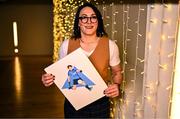 15 January 2024; Former Dublin ladies footballer Lindsay Peat attends the launch of TG4's award-winning Laochra Gael series at the Light House Cinema in Dublin as the Gaelic sport biography series returns for another season. Photo by Piaras Ó Mídheach/Sportsfile