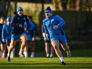 15 January 2024; John McKee during a Leinster Rugby squad training session at UCD in Dublin. Photo by Harry Murphy/Sportsfile