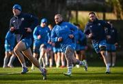15 January 2024; Andrew Porter, centre, during a Leinster Rugby squad training session at UCD in Dublin. Photo by Harry Murphy/Sportsfile